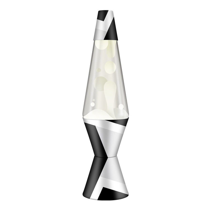 14.5" LAVA LAMP POLYGONAL WHITE TONE [KZ0J] - Modern Range