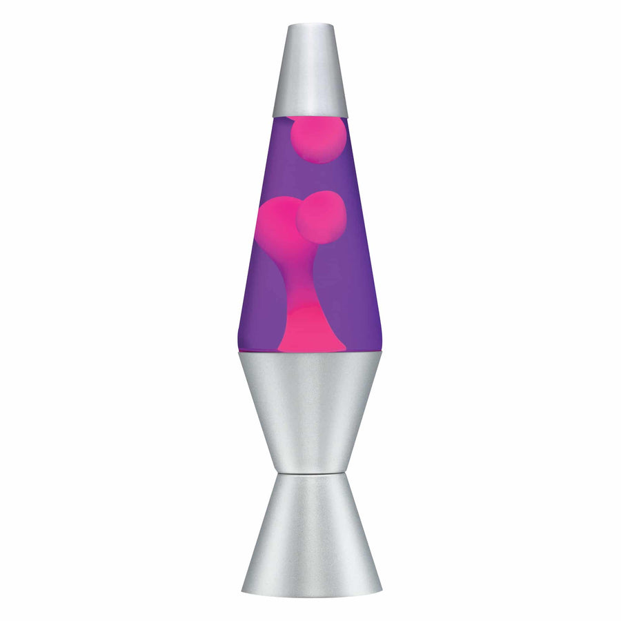 14.5" LAVA LAMP - PINK/PURPLE/SILVER [NZVK]