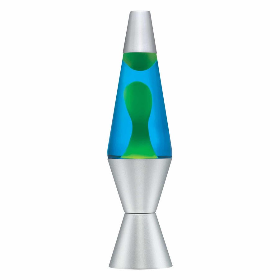 14.5" LAVA LAMP - YELLOW/BLUE/SILVER [HC22] - Modern Range