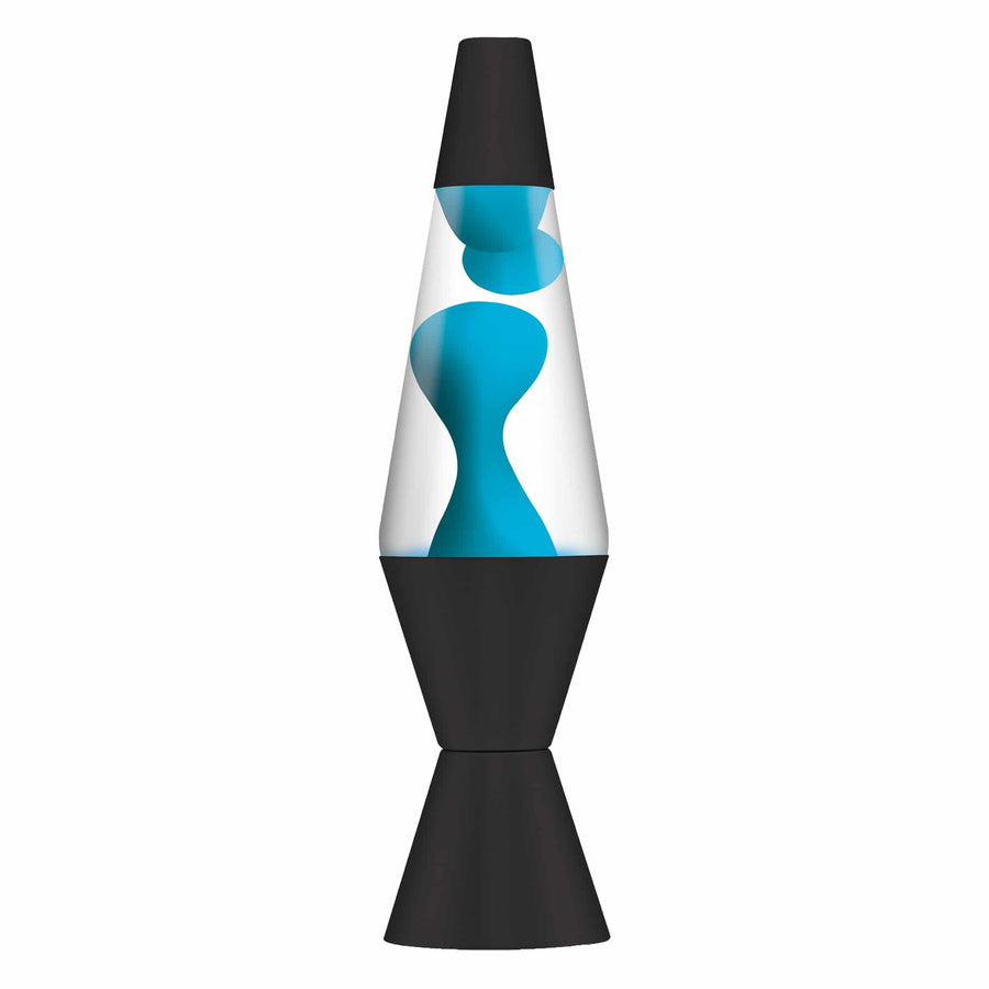 14.5" LAVA LAMP NEON - BLUE/CLEAR/BLACK [W376]